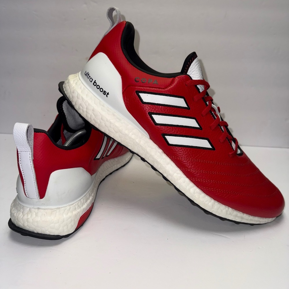 Adidas Copa Ultra Boost Men's 14 Red Bull Leather Soccer Sneakers HQ5902